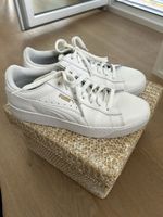 Puma, weisse Leder Sneaker, Gr. 41 Top Zustand