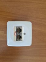 Presa di rete/telefono doppia, come nuova, affare!