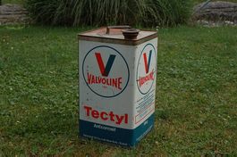 Ölfass Kanister VALVOLINE Tectyl Rockabilly alt Dekoration