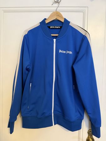 Palm Angels Track Jacket blue/white like new
