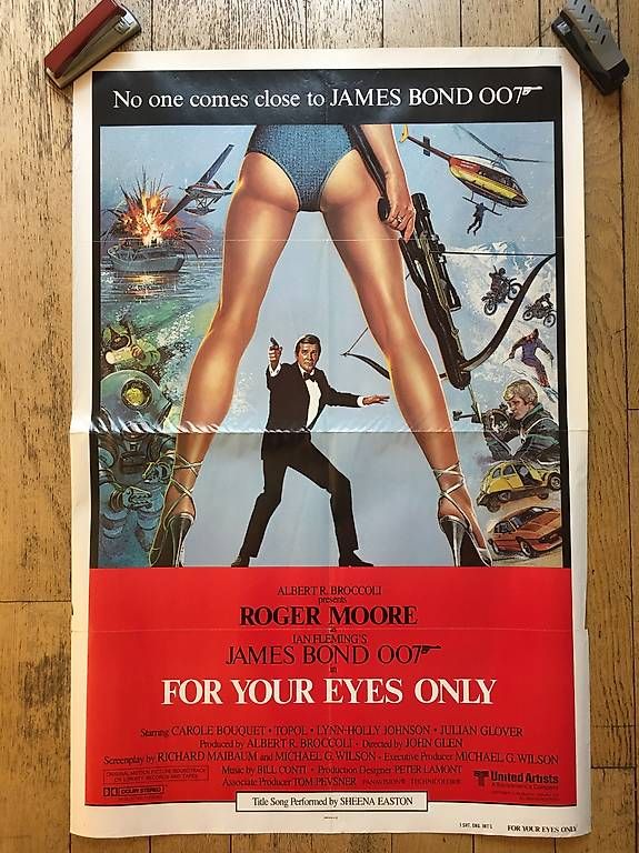 Posters & Illustrations: Affiche originale: james bond « for your eyes only » – D'occasion à Lausanne par Loopaul