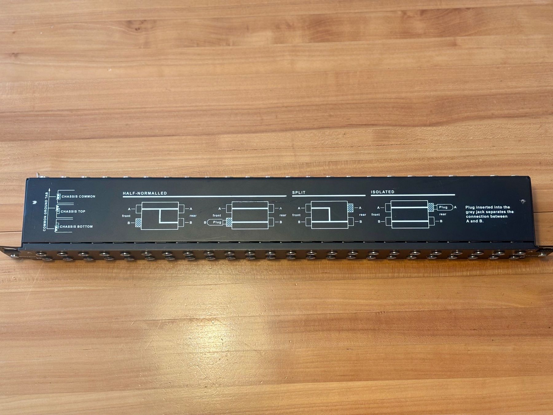 Strumenti musicali: Neutrik NYS SPP-L1 - Patchbay Audio – Usato da Winterthur venduto da JAKU.SPACE 3