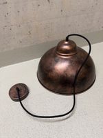Hanging lamp industrial style copper finish E27 max 60W