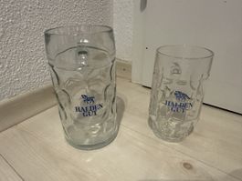 2 Halden Gut Bierkrüge, Top Zustand, Sammlerstücke!