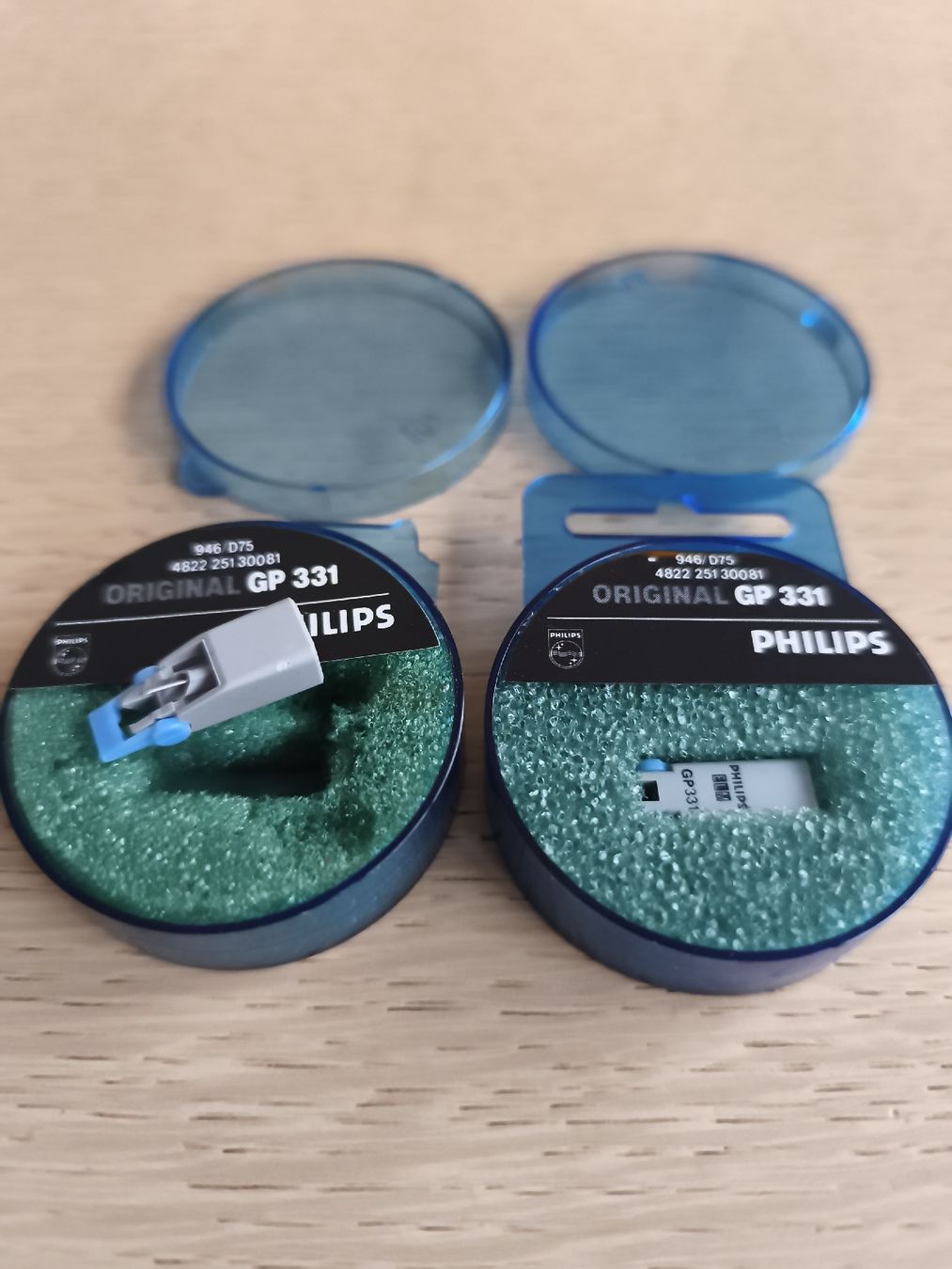 Philips Plattenspieler: 2x puntine Philips GP 331 Originali – Neu und originalverpackt aus Rovio von pip_y76x