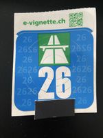 Autobahnvignette Schweiz 2026 unbenutzt neuwertig