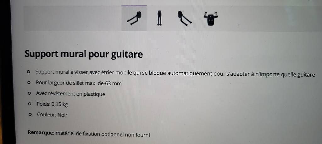 Musikinstrumente: 2 x Support muraux pour instrument  – Gebraucht aus Grand-Lancy von Selfa1984 1