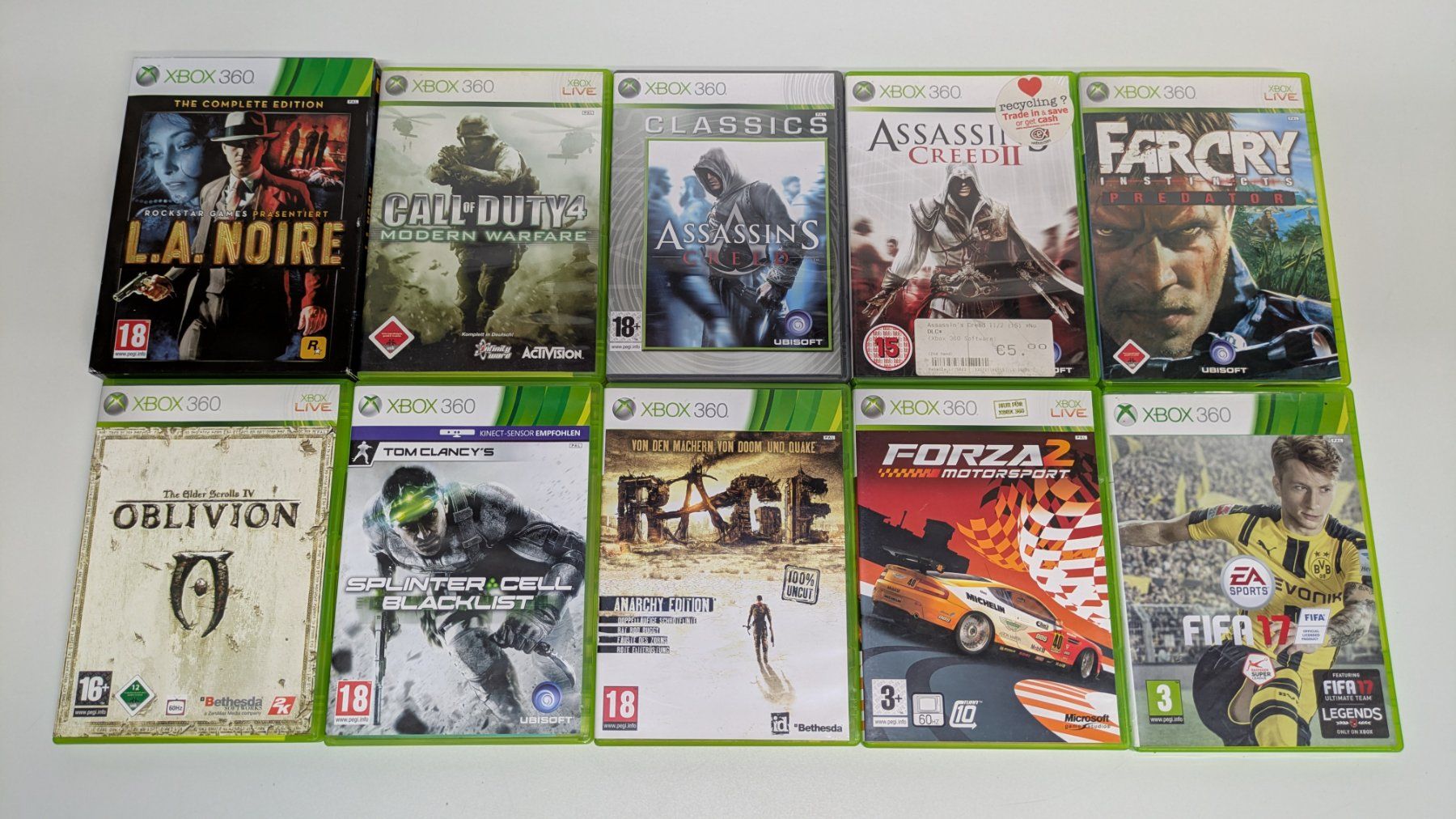 Microsoft Console: Microsoft Xbox 360 S, 2 Controller, 10 Spiele – Usato da Menziken venduto da mame18 4