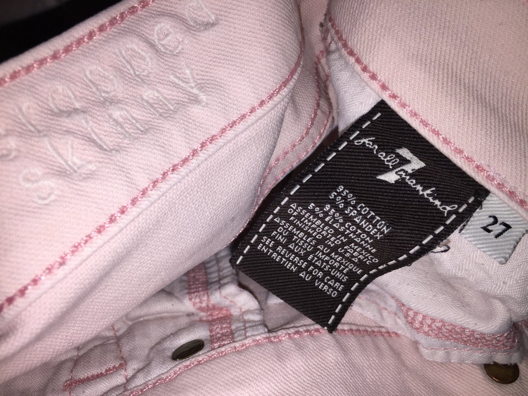 Mankind Jeans: 7 FOR ALL MANKIND Jeans   Taille / Grosse 27 – Gebraucht aus Cossonay-ville von Super-Price-Quality 9