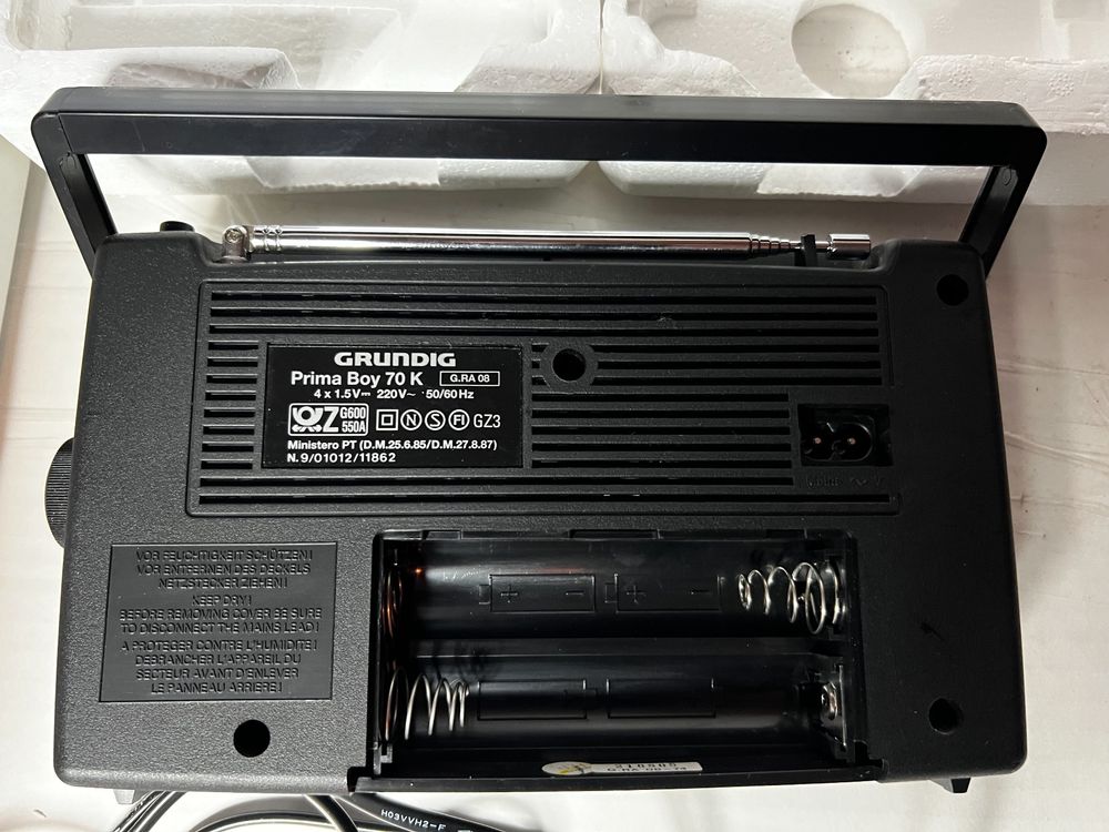 I have a Grundig portable radio. channels for FM MW SW1