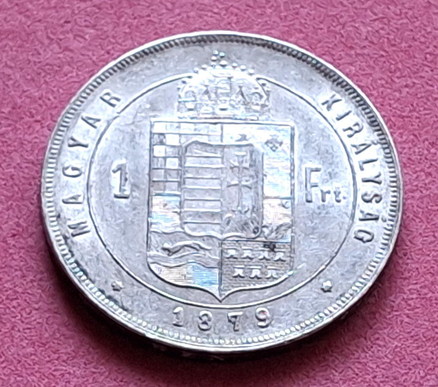 Toutes les monnaies: UNGARN - 1 FORINTH 1879 KB – D'occasion à Boniswil par dpd4coins 1