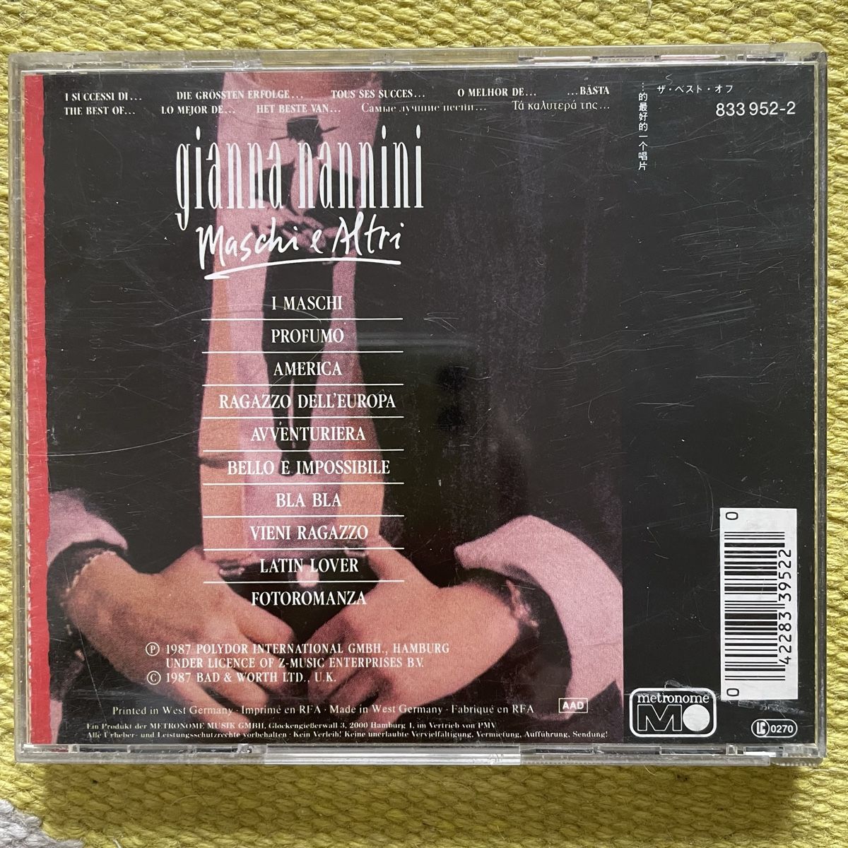 CDs: GIANNA NANNINI-MASCHI E ALTRI – Gebraucht aus Rorschacherberg von CD-Roli 1