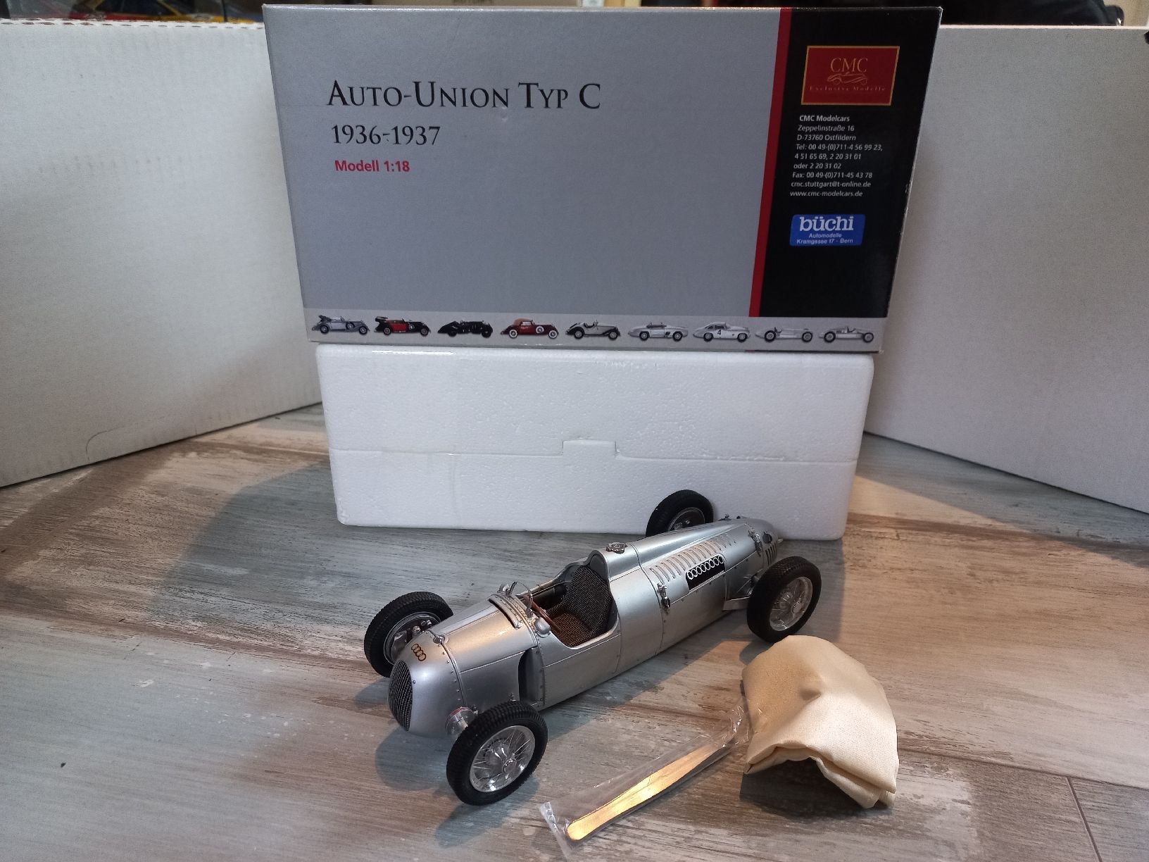 CMC Voitures modèles: Auto-Union Typ C 1/18 CMC – D'occasion à Attalens par remy_s00