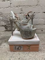 High Heels Silver Size 40 New