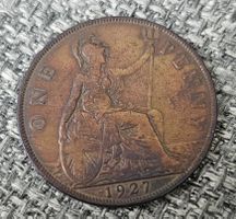 1927- ONE PENNY King Georges V