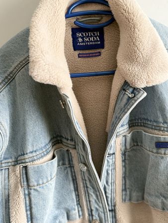 Scotch & Soda Herren Jeansjacke Teddy – Gr. S – Neu ohne Eti