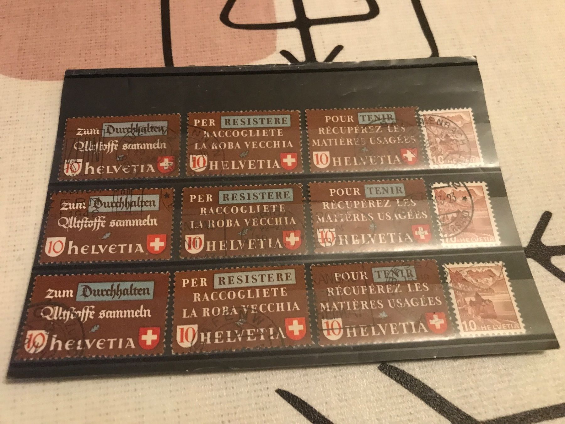 Tutti i francobolli: 12x Serie 1942 (900-2) – Usato da St. Gallen venduto da Setin 2