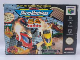 Micro Machines 64 Turbo OVP/CIB (Nintendo 64/N64)