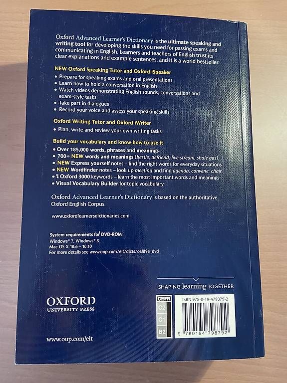 Libri: Oxford Advanced Learner's Dictionary (9th Edition) – Usato da Siebnen venduto da nin_s5wj 1