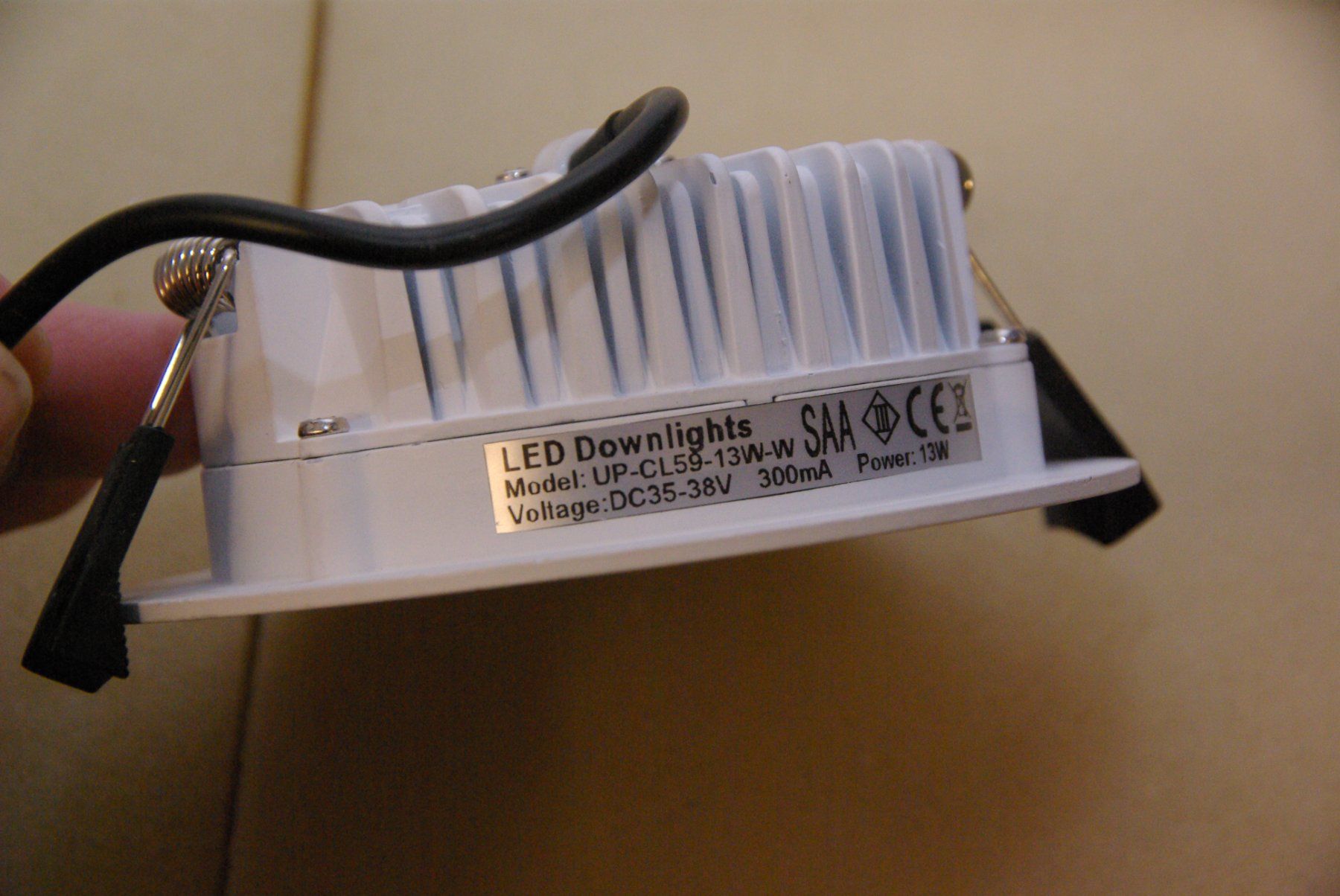 Kronleuchter & Deckenlampen: Einbauspot LED 13 Watt / 100-240 Volt, weiss – Neu und originalverpackt aus Herisau von Cevianer1844 6