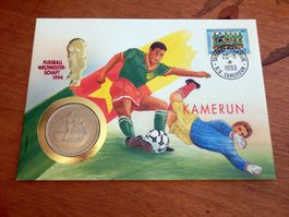 Münzbrief, Fussball WM 1994 in der USA.