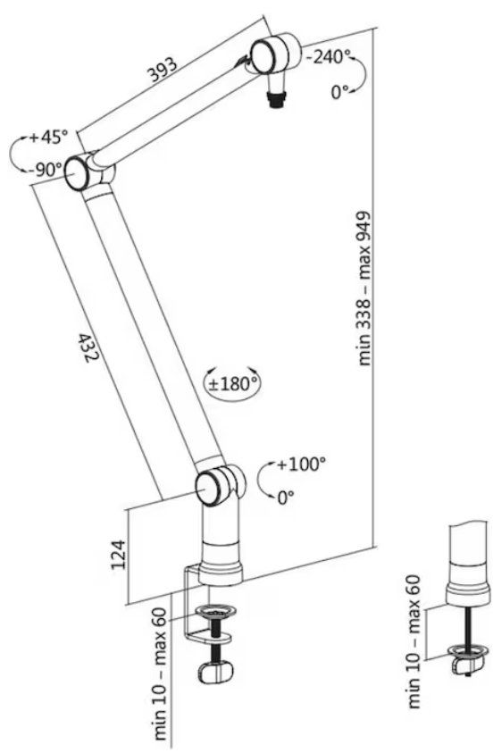 Supporti per strumenti musicali & leggii: LogiLink Bras de microphone professionnel – Nuovo e nell'imballaggio originale da Bex venduto da sclsyn 5