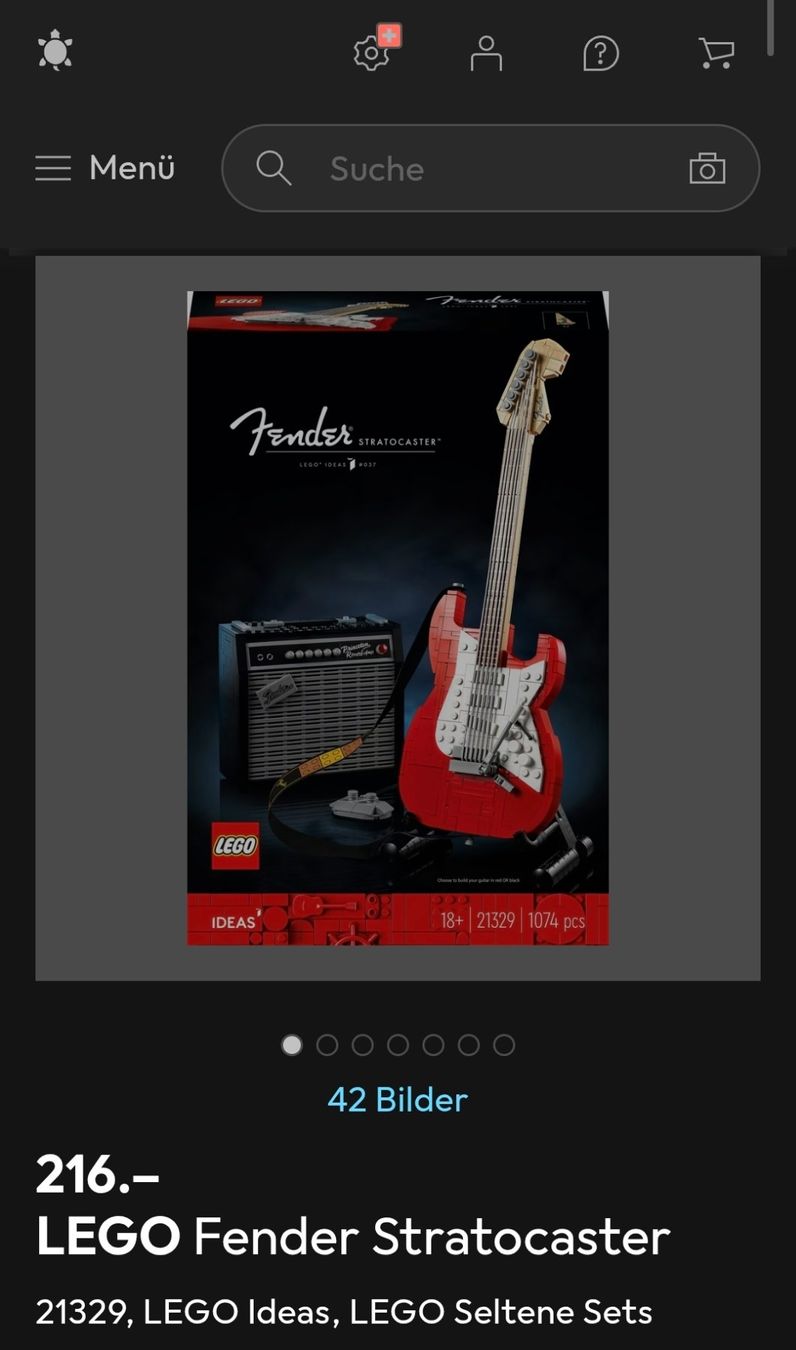 Lego Kit di costruzioni: LEGO Fender Stratocaster 21329 – Usato da Egerkingen venduto da Pascal.FL 4