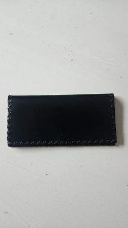 Portemonnaie Leder schwarz "selfmade"