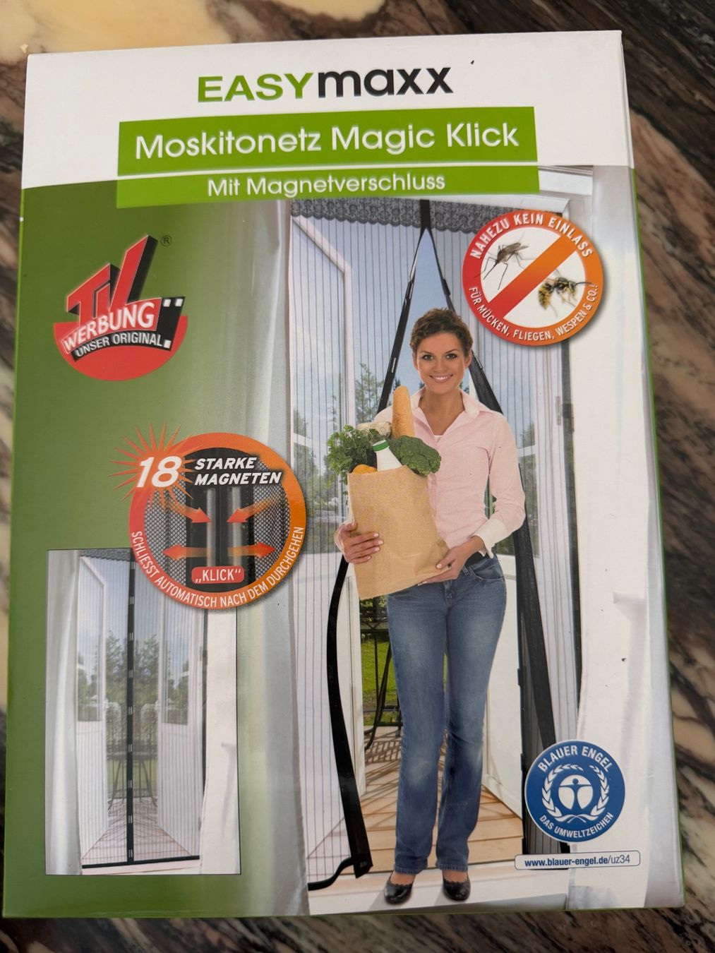 Tende: Easy Maxx Moskitonetz mit Magnet 90x210 cm schwarz – Nuovo e nell'imballaggio originale da Nussbaumen AG venduto da normajeanbaker