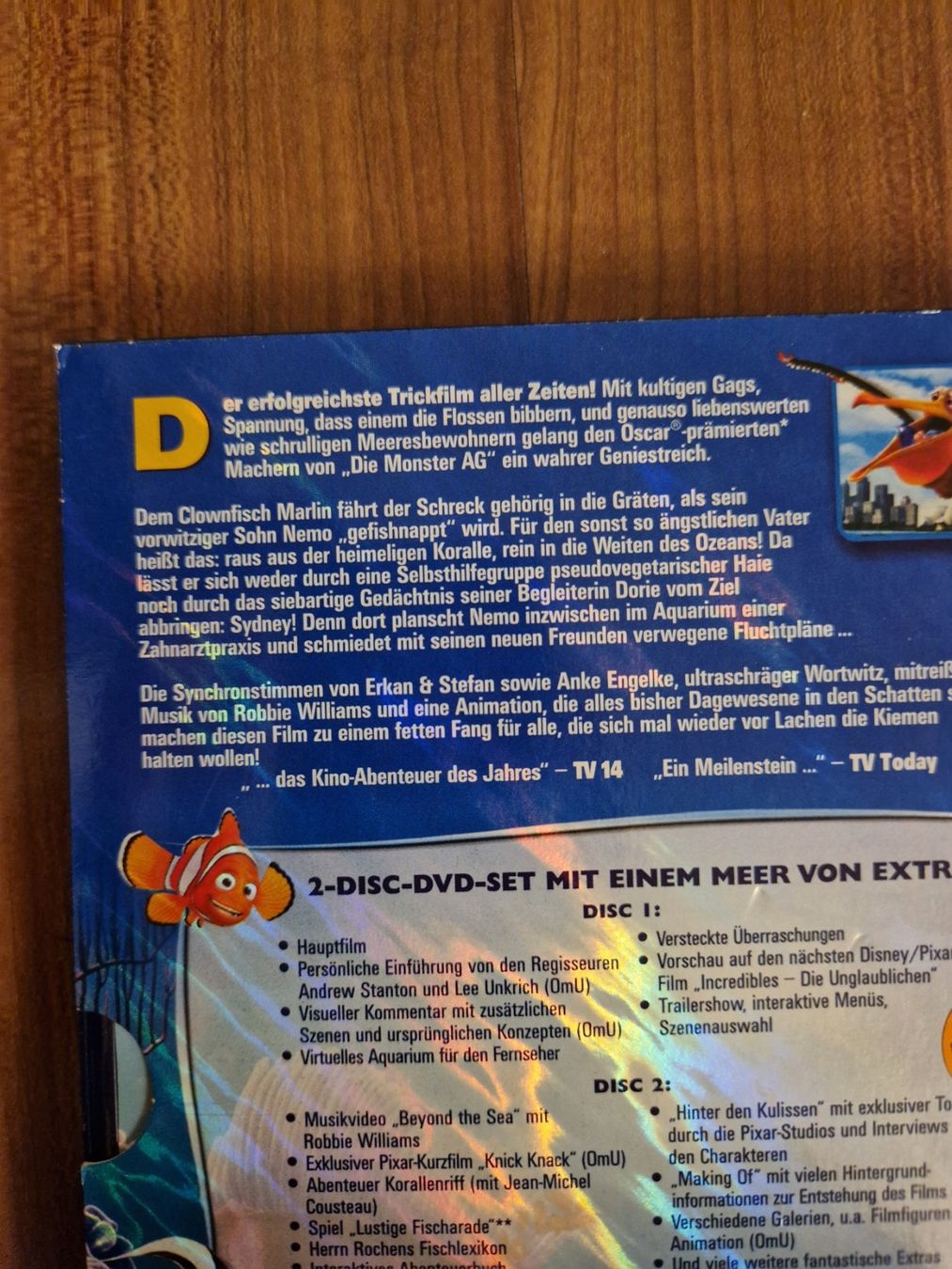 Tutti i DVDs: Findet Nemo, dvd, 2 disc, animationsfilm – Usato da Thayngen venduto da Lan222 2