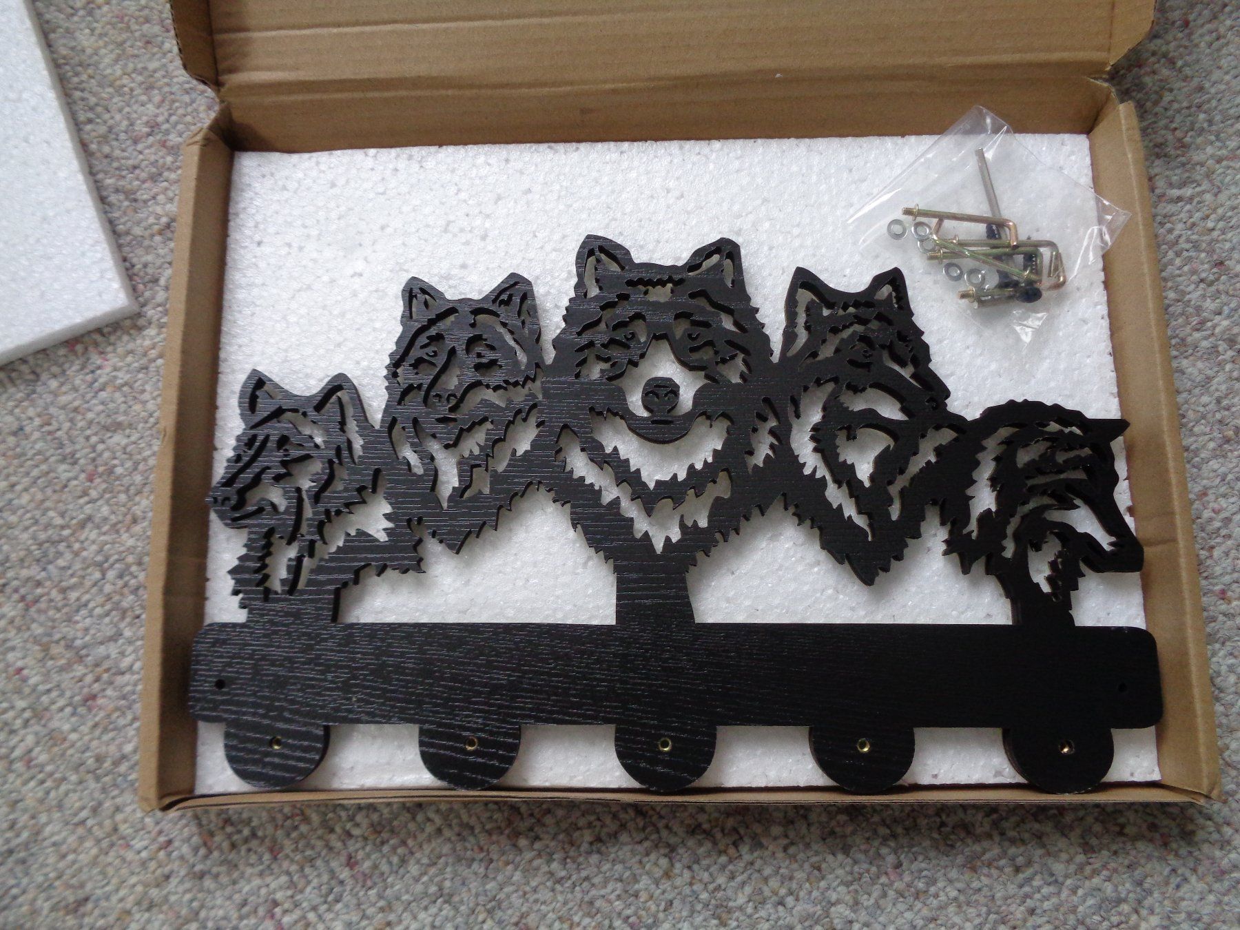 Guardaroba: Wandgarderobe mit Wolf (28.5 cm) – Nuovo e nell'imballaggio originale da Langenbruck venduto da Gumsi 3