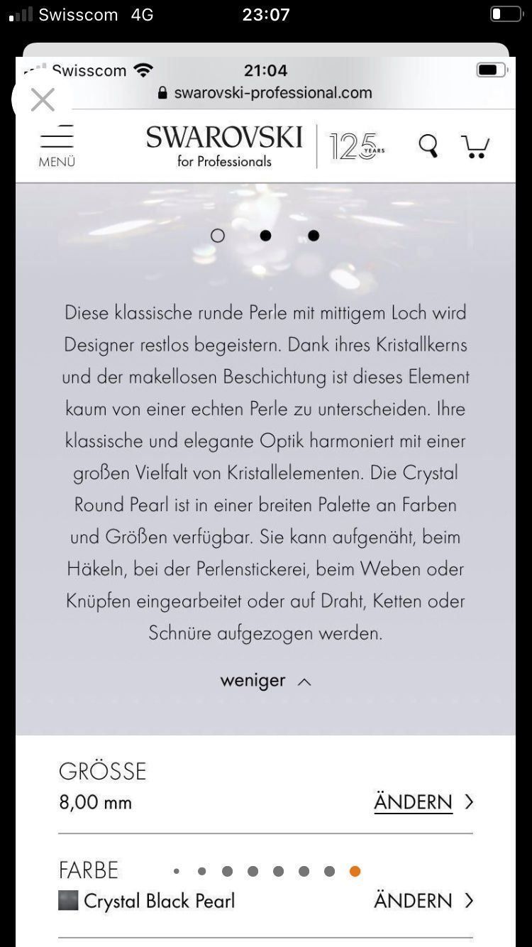 Catenine: Wunderschöne Kristall Perlen Ketten – Usato da Winkel venduto da Glamour4You 4