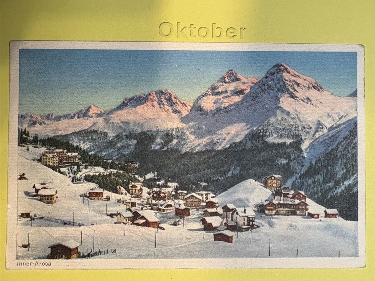 Ansichtskarten: AK von Inner Arosa – Gebraucht aus Rümlang von Kartenpost1