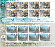 Kleinbogen Serie General Suworow 1999 (Alpenüberquerung )