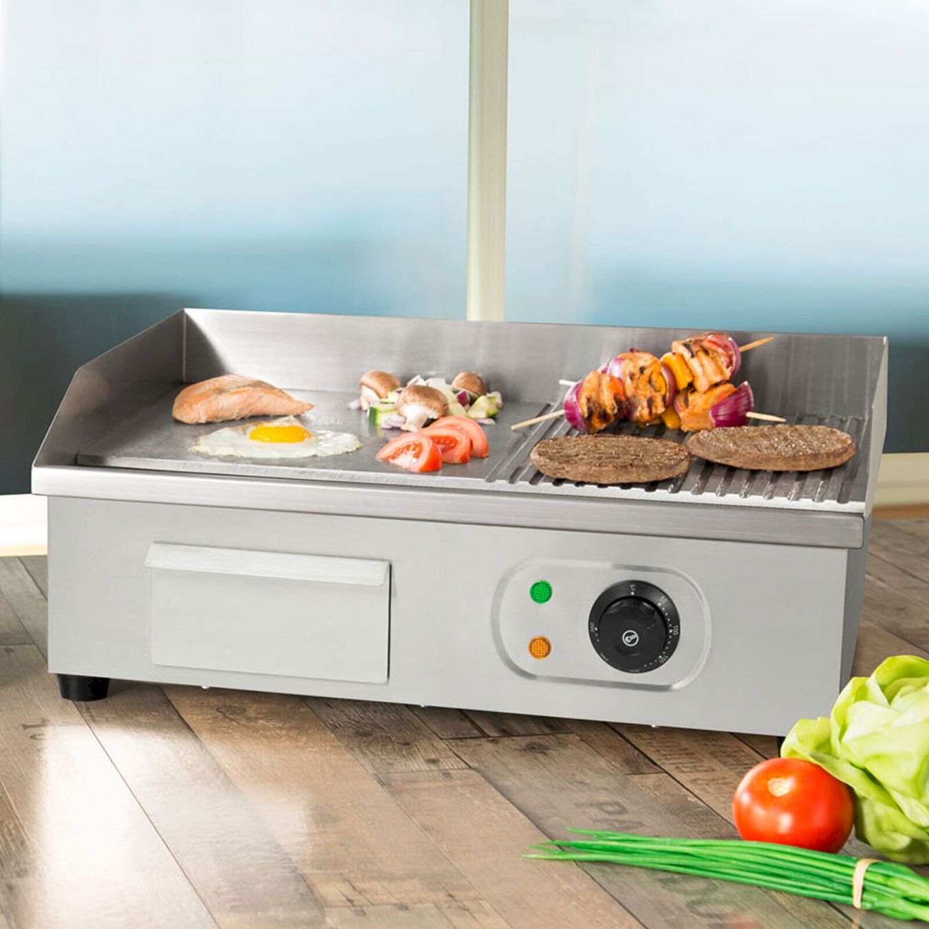 Cuisinières & Grils: vertes Grillplatte 3000 Watt – Neuf avec emballage d'origine à Bottighofen par zaap 6