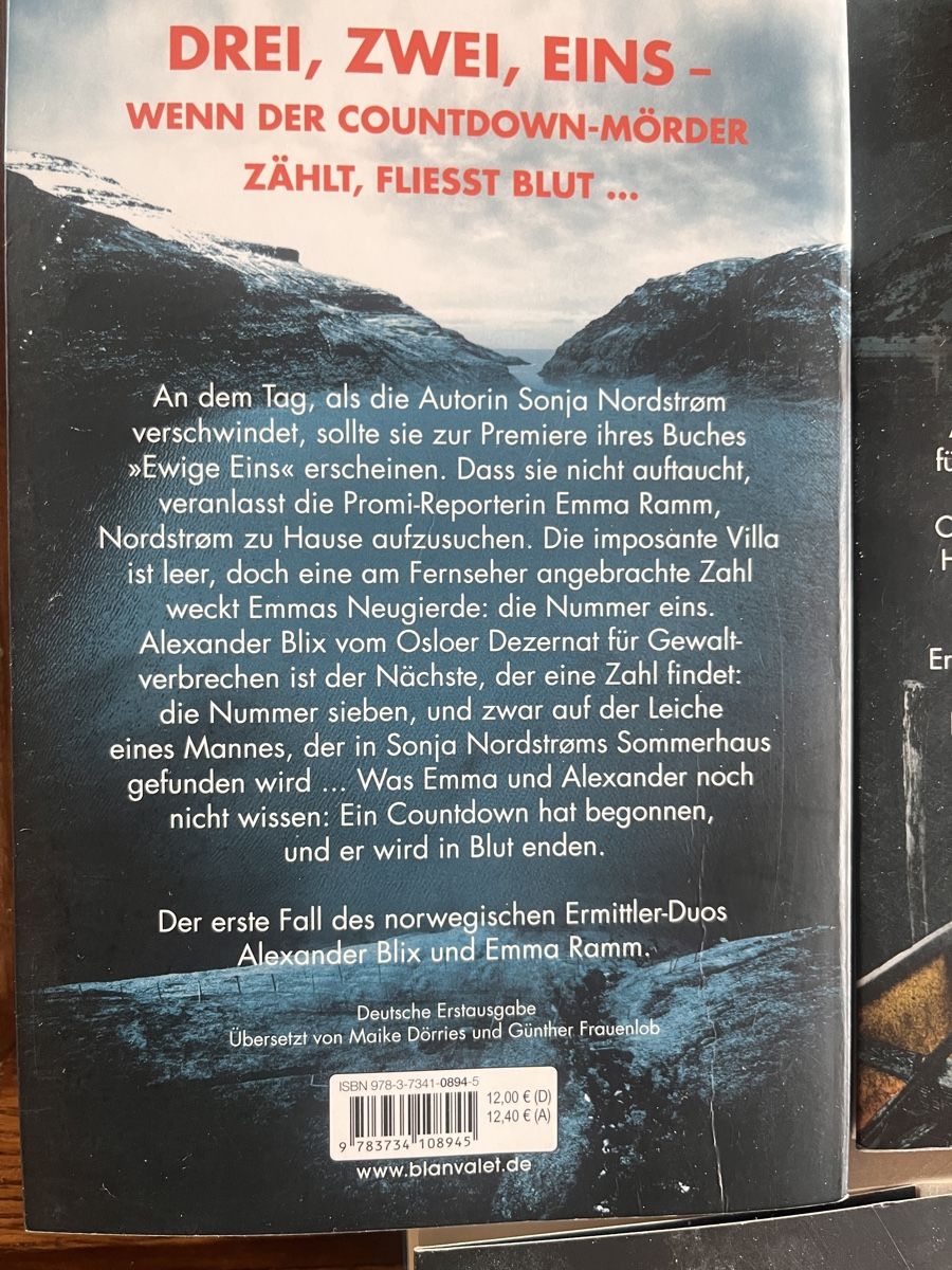Bücher: 5 x Alexander Blix und Emma Ramm – Gebraucht aus Laupen BE von Rohe5500 1