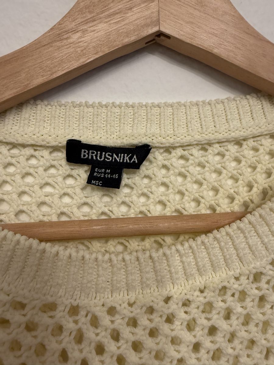 Pullover & Sweatshirts: Pull-over Brusnika maille ajourée cœurs, taille M – Neu (gemäss Beschreibung) aus Zürich von liu_5dzz 1