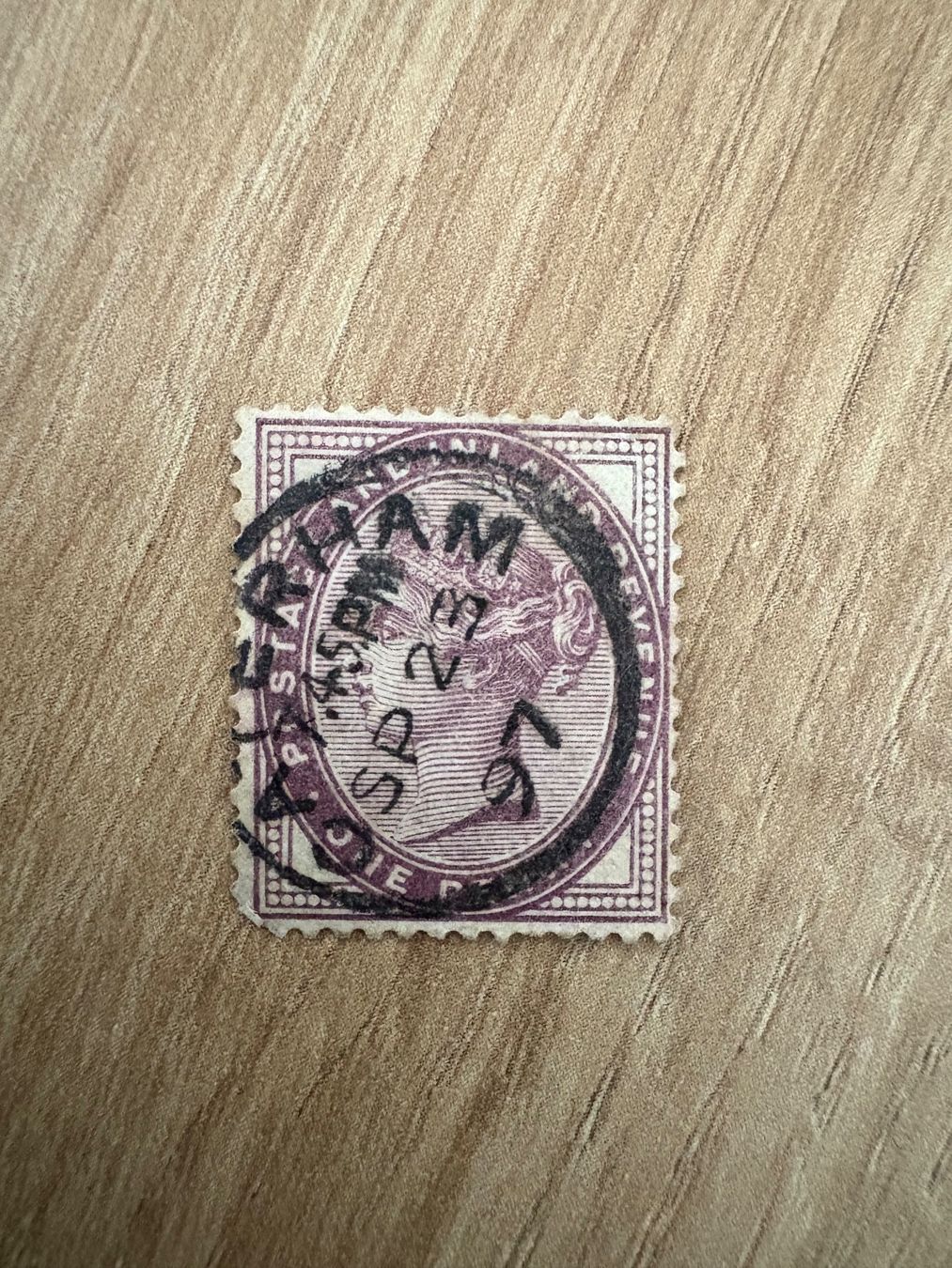Tous les timbres: Grossbritannien alte Briefmarke One Penny – D'occasion à Stein am Rhein par ste_00