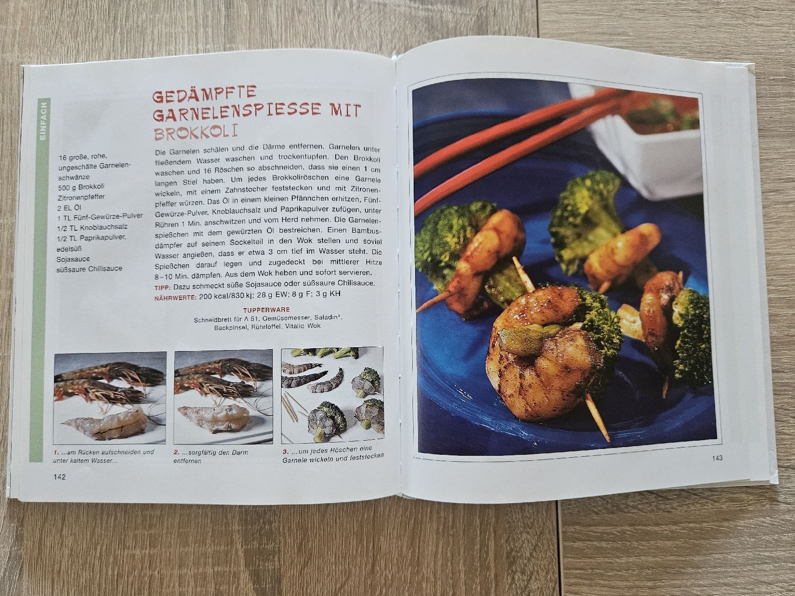 Libri: Tupperware Kochbuch Asiatisch kochen mit dem Wok  – Usato da Ebikon venduto da SecondChance_byM 6