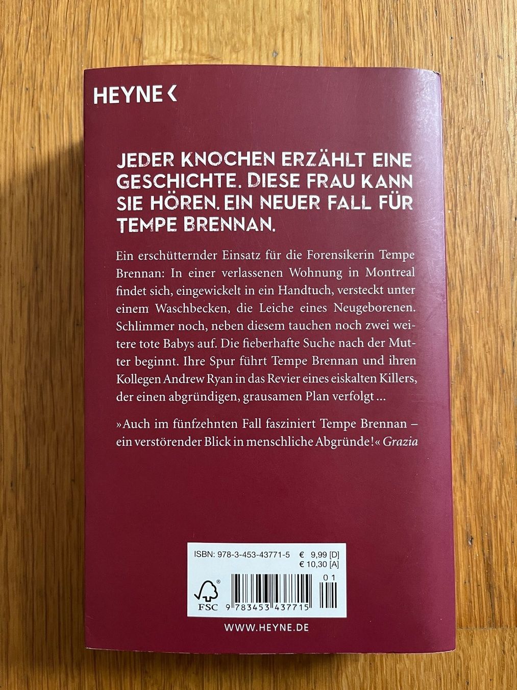Libri: Taschenbuch "Knochenjagd", Kathy Reichs – Usato da Grosswangen venduto da Vita500 1