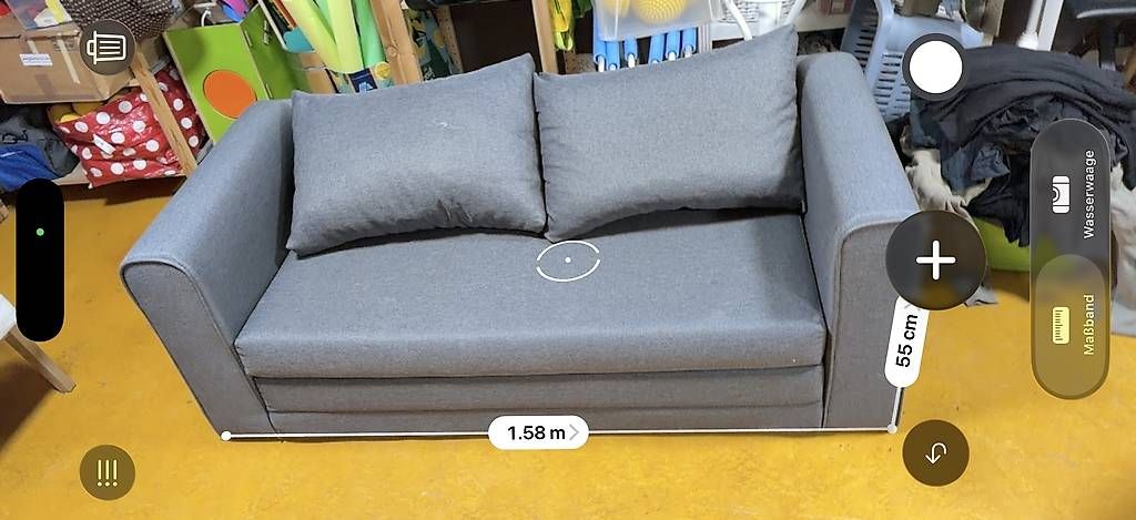 Divani: Graues Schlafsofa, ca. 158 cm – Usato da Chur venduto da van_6qs7 3