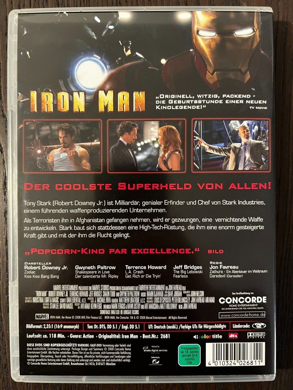 Tutti i DVDs: Iron Man – Usato da Zürich venduto da FilmFreunde 1