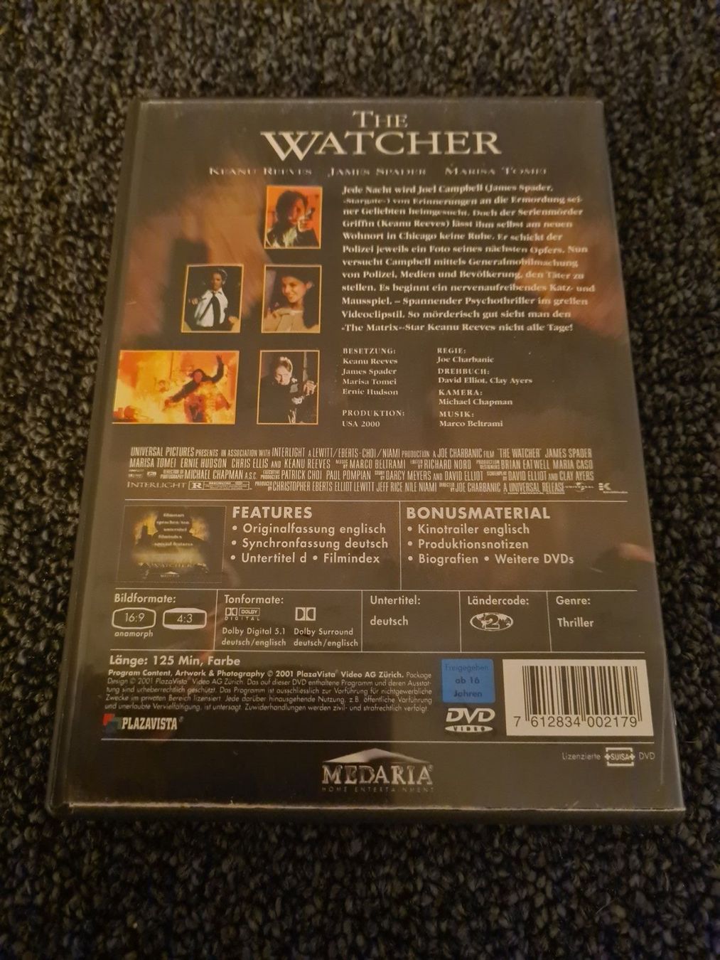 Tutti i DVDs: THE WATCHER (5664) – Usato da Ruswil venduto da Ruck.Zuck. 1