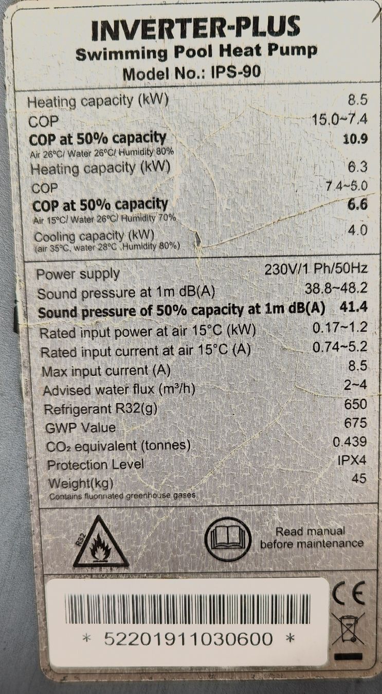 Heizgeräte: Inverter Pool-Wärmepumpe – Gebraucht aus Etziken von Beni380 5