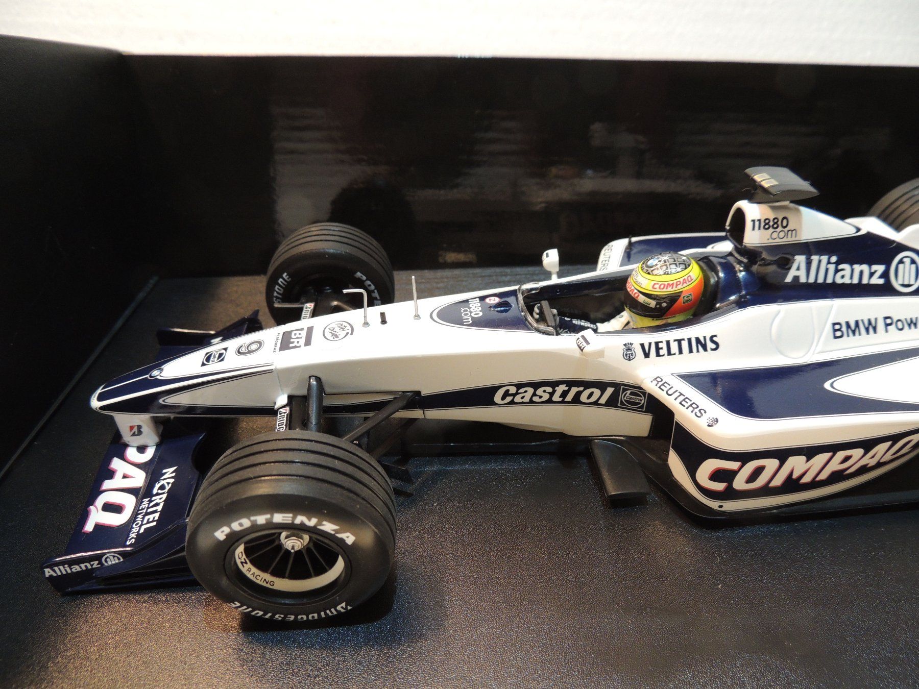 Miniature BMW Williams FW22 De Ralf Schumacher, 2e Saison, Minichamps