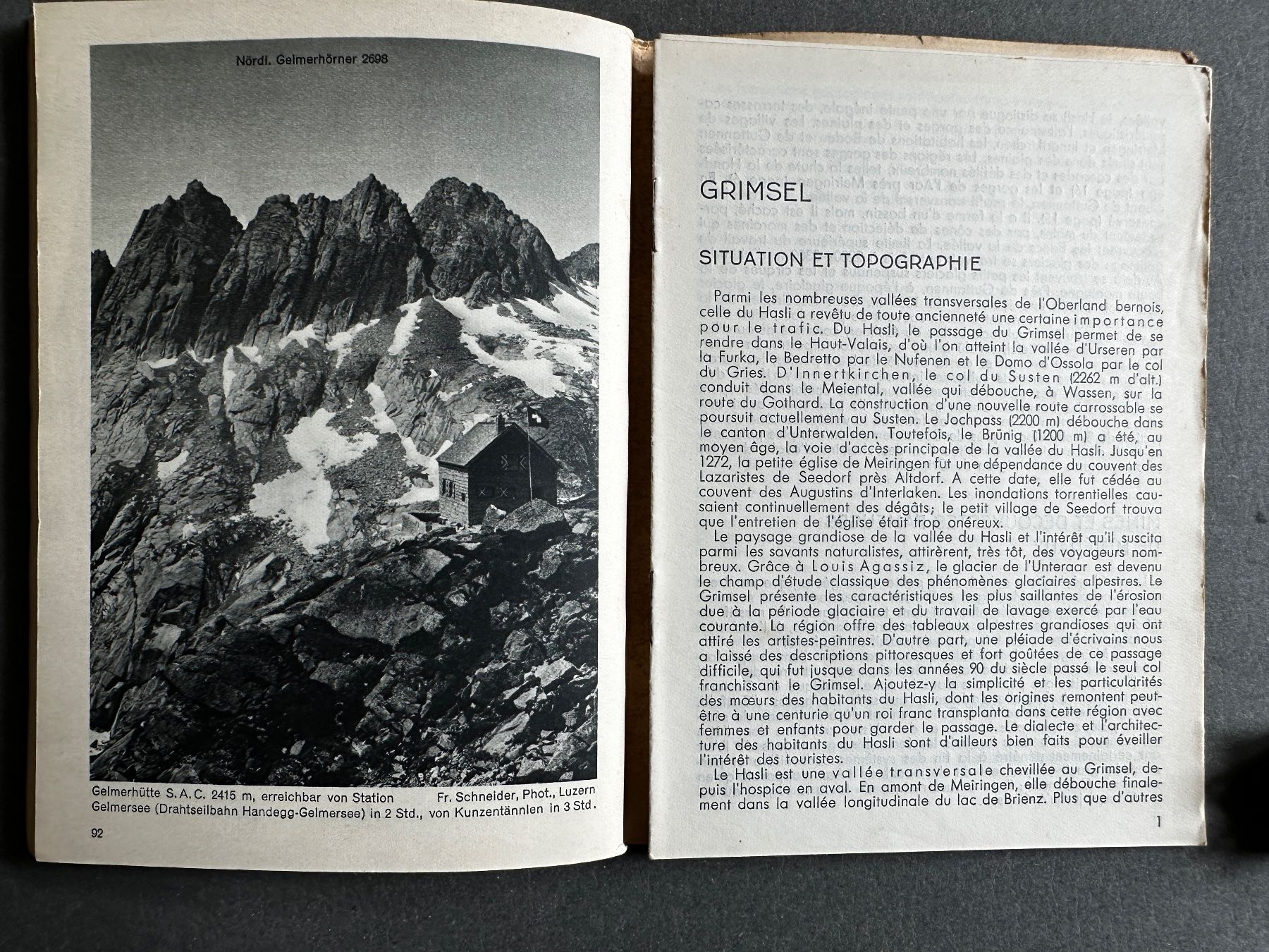 Cartine & Atlanti: Schweizerische Alpenposten: Grimselpass. – Usato da Zürich venduto da allp 6