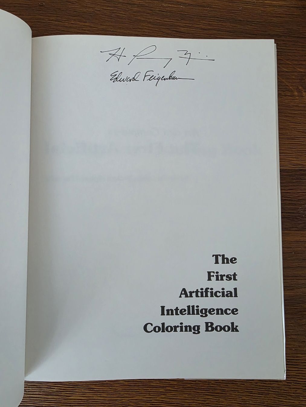 Bücher: Harold Cohen - Signed First AI Coloring Book - Rare and coll – Gebraucht aus Zürich von TimZurich1 5