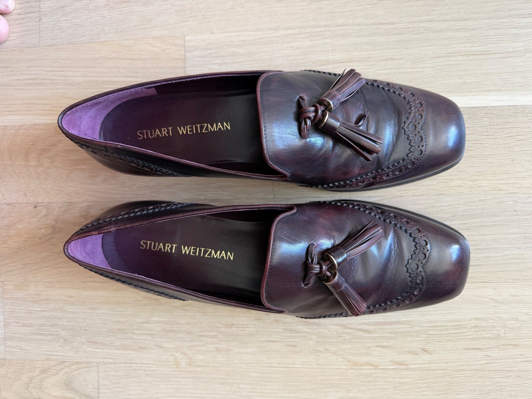 Stuart Weitzman Damenschuhe: Stuart Weitzman Loafers Grösse 41 dunkelrot – Gebraucht aus Wiesendangen von iri_5pq6