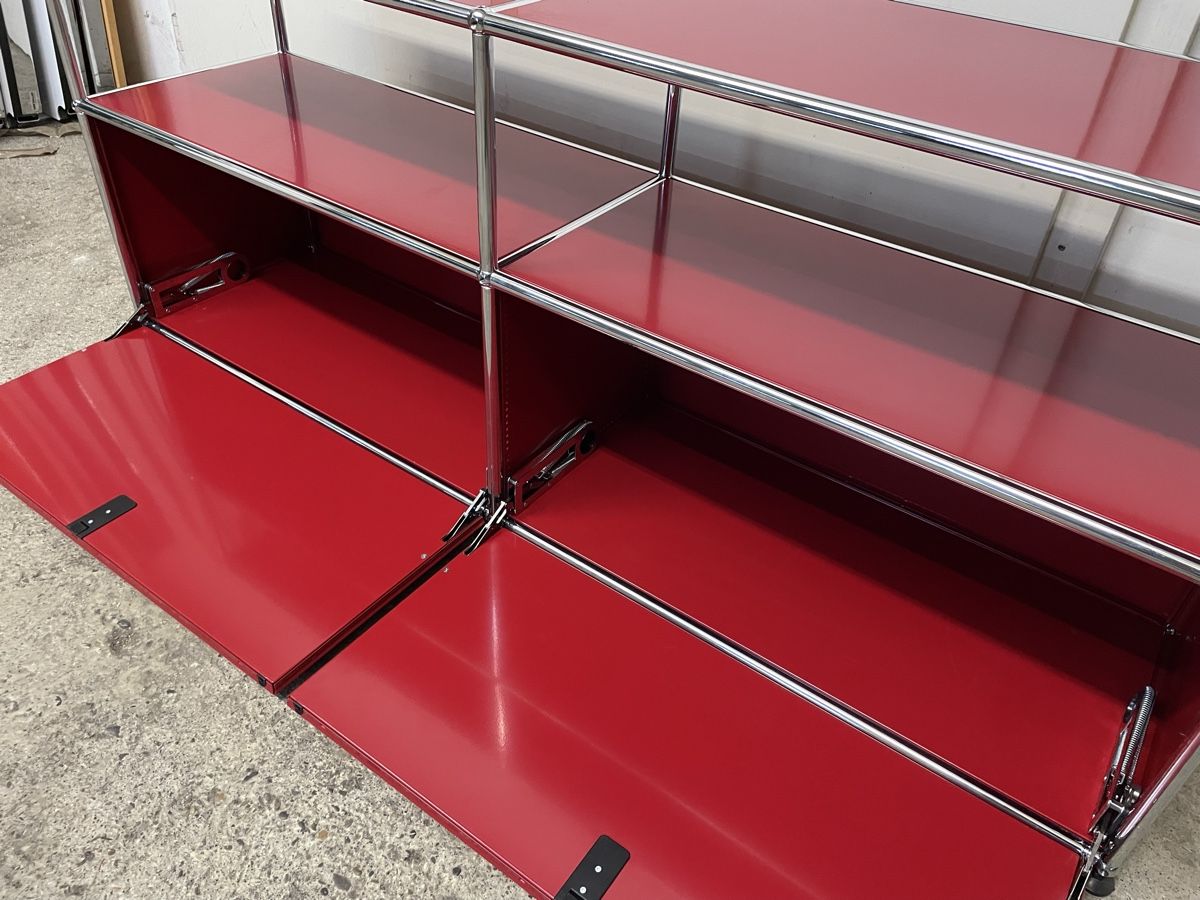 USM Mobili TV: Usm Haller Lowboard Rubinrot – Usato da Basel venduto da M.Secondhand 2