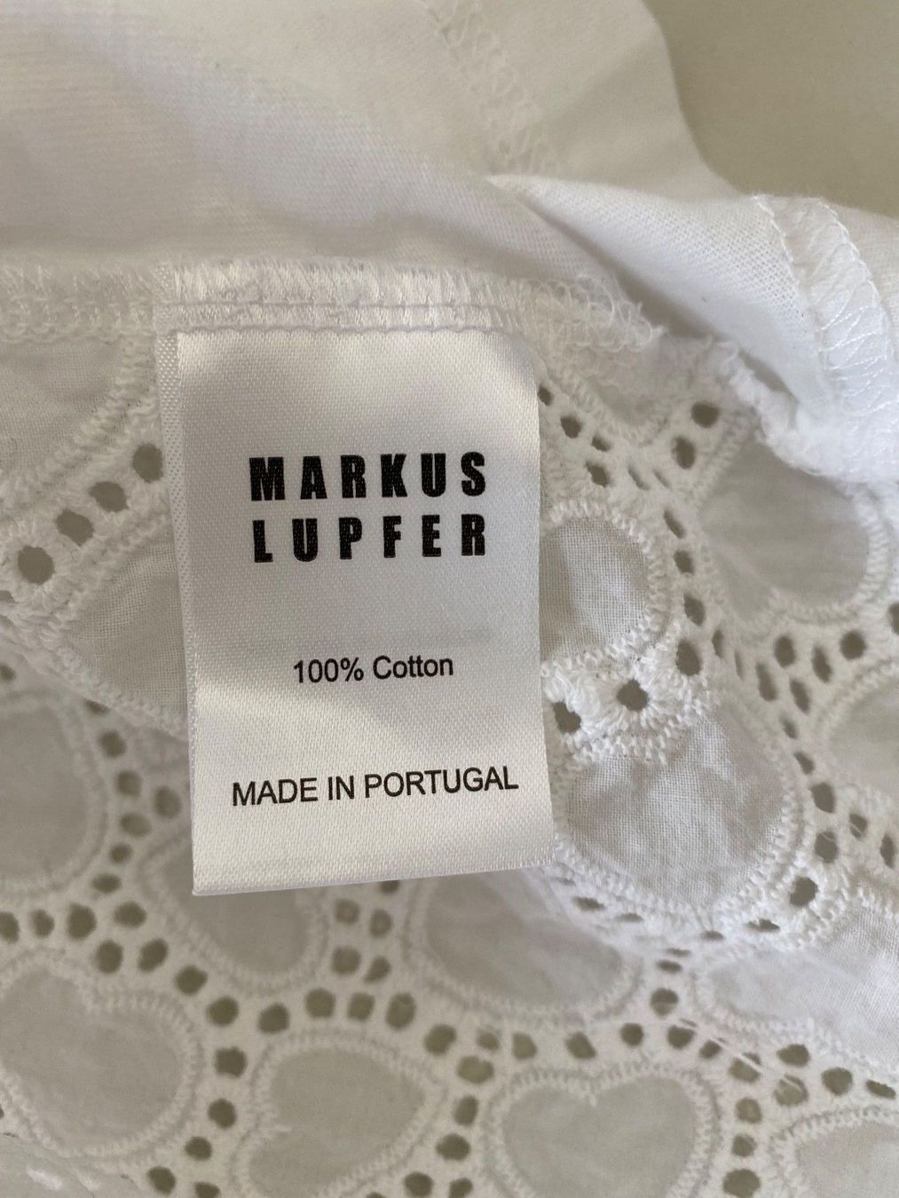 Camicette: Bluse mit Spitze und Bänder,  Markus Lupfer, Grösse S – Usato da Bern venduto da L.I.A. 4